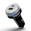 Car Charger, TESLKIT Smallest 4.8A All Metal USB Car Charger Fast Charge