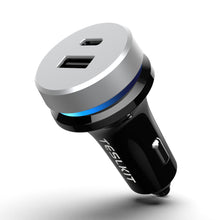  Car Charger, TESLKIT Smallest 4.8A All Metal USB Car Charger Fast Charge