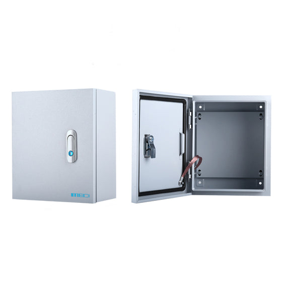 MEIDI Waterproof Outdoor Junction Box, IP67 ABS Plastic Electrical Enclosure with Mounting Plate, Wall Brackets, Weatherproof Hinged